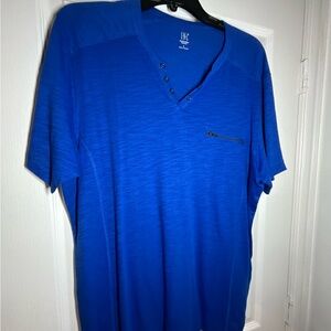 INC International Concepts Blue Short Sleeve Tee Men’s Size L